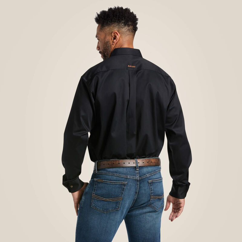 SHIRT ARIAT BLK SOLID