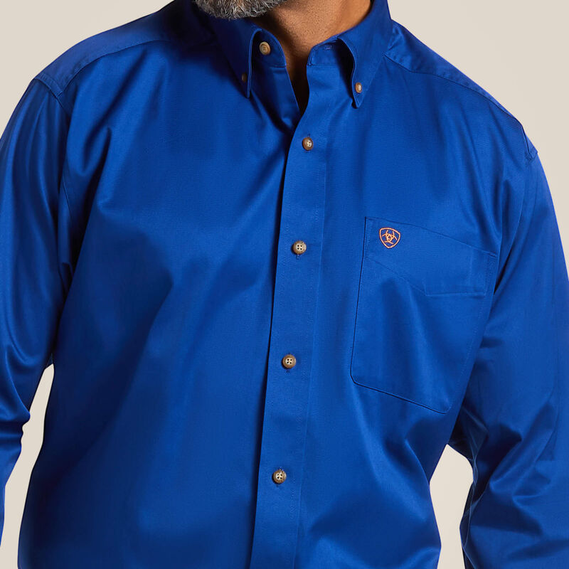 SHIRT ARIAT TWILL ROYAL