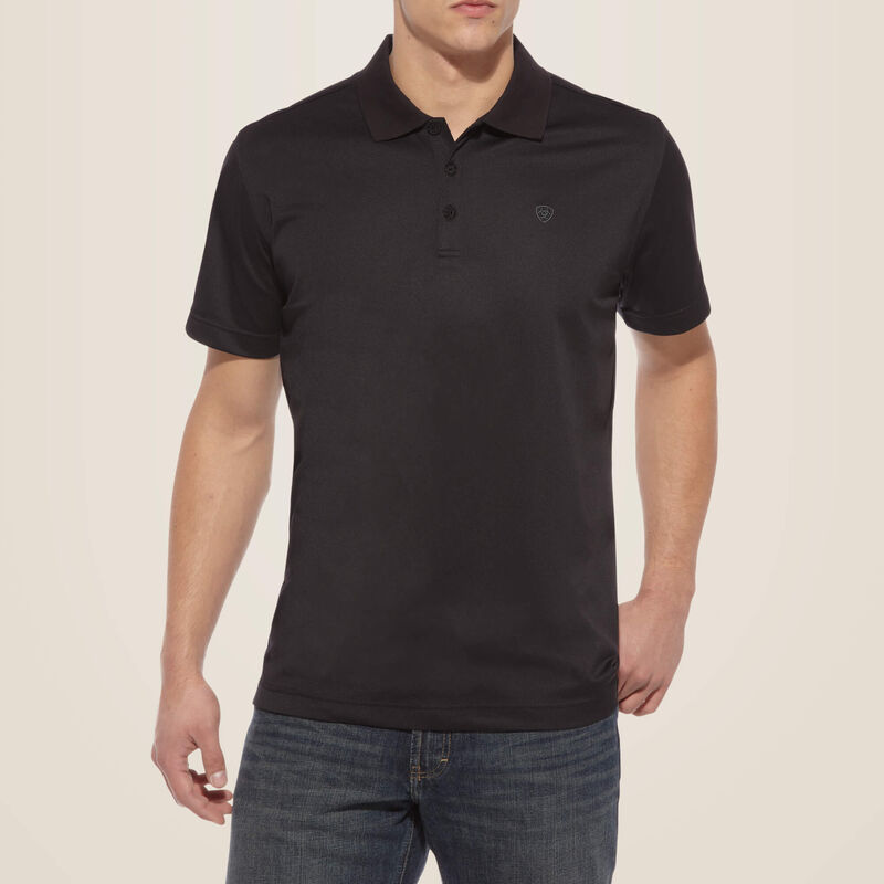 ARIAT TEK POLO BLACK