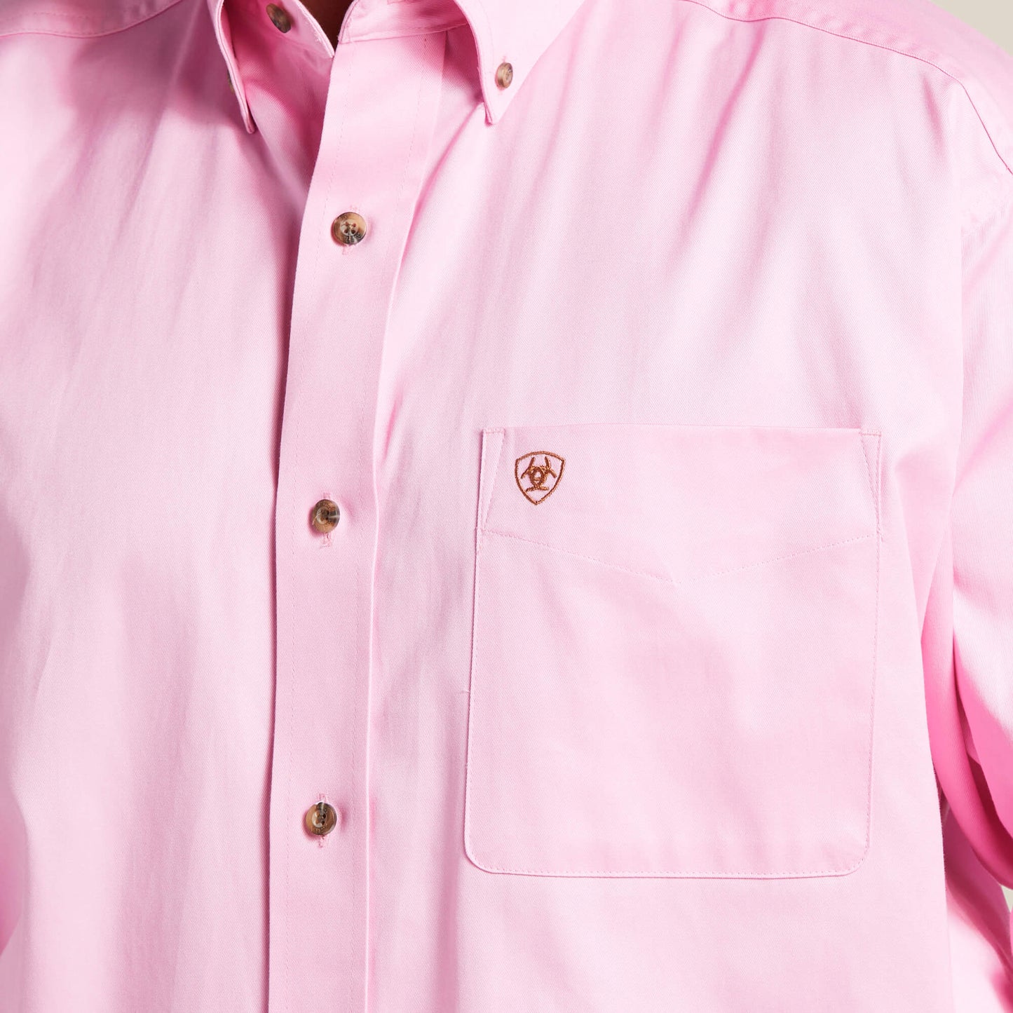 SHIRT ARIAT PINK SOLID