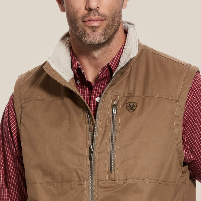 VEST ARIAT GRIZZLY CANVAS