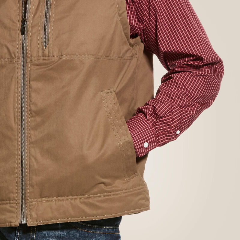 VEST ARIAT GRIZZLY CANVAS