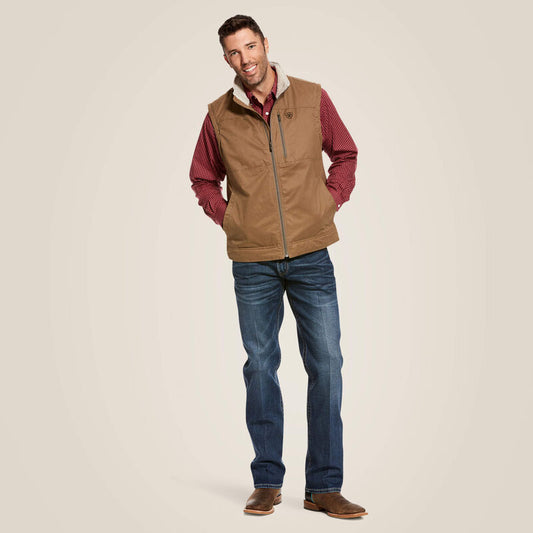 VEST ARIAT GRIZZLY CANVAS