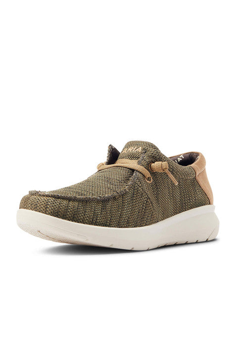 ARIAT MENS HILO STRETCH LACE DARK OLIVE