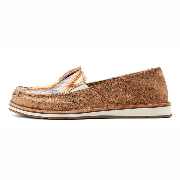ARIAT WOMENS CRUISER METALLIC BRONZE AZTEC