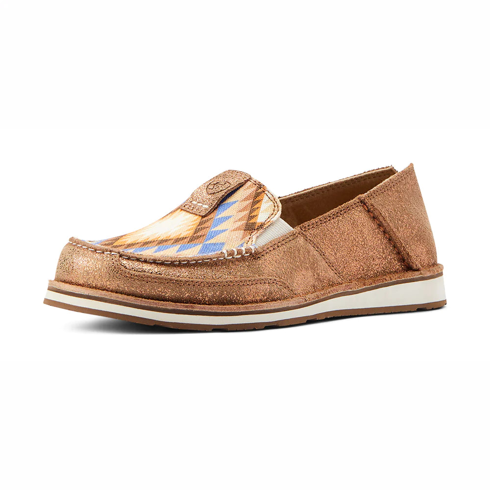 ARIAT WOMENS CRUISER METALLIC BRONZE AZTEC