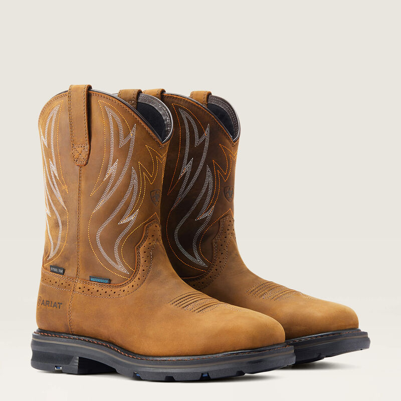 ARIAT MENS SIERRA H20 SHOCK SHIELD DIST BROWN