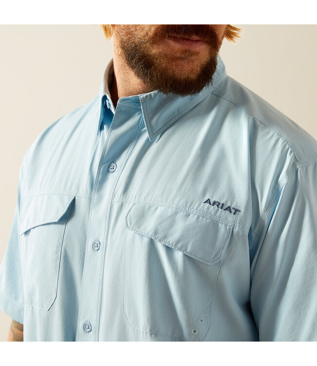ARIAT MENS VENTEK OUTBOUND SS SHRT SKY BLUE