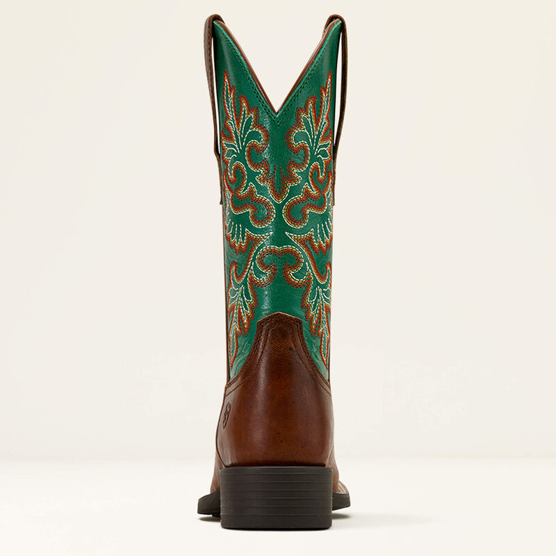 ARIAT WOMENS ROUND UP STRETCHFIT WESTERN BOOT