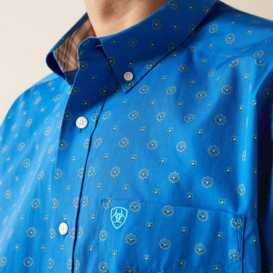 ARIAT MENS CARTER LS SHIRT WF PRNT