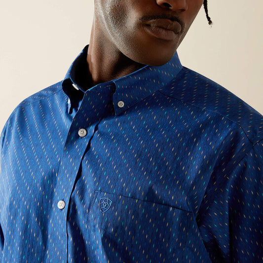 ARIAT MENS CHASE LS SHRT WF PRNT