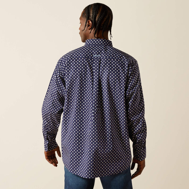 ARIAT MENS STONE LS SHIRT PRINT