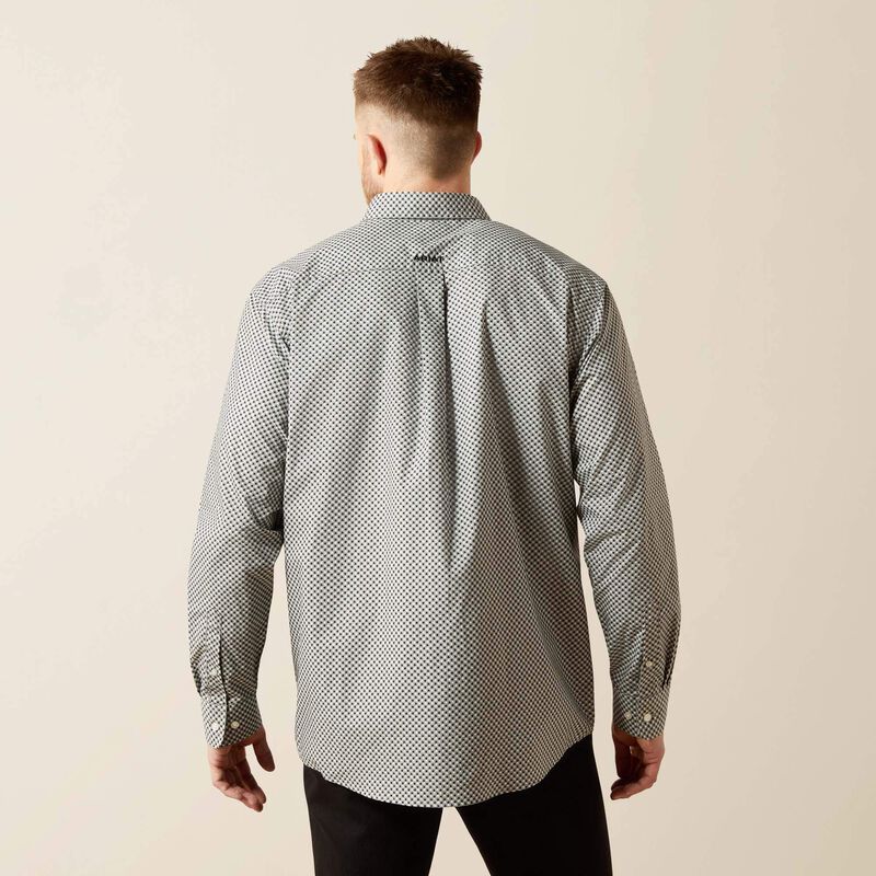 ARIAT MENS LONGSLEEVE TRISTAN SHRT PRNT