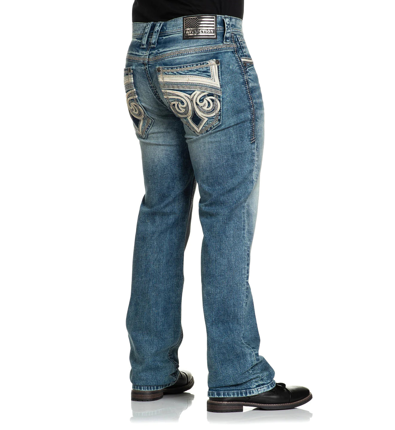 AFFLICTION MENS BLAKE CRAWLEY JEAN