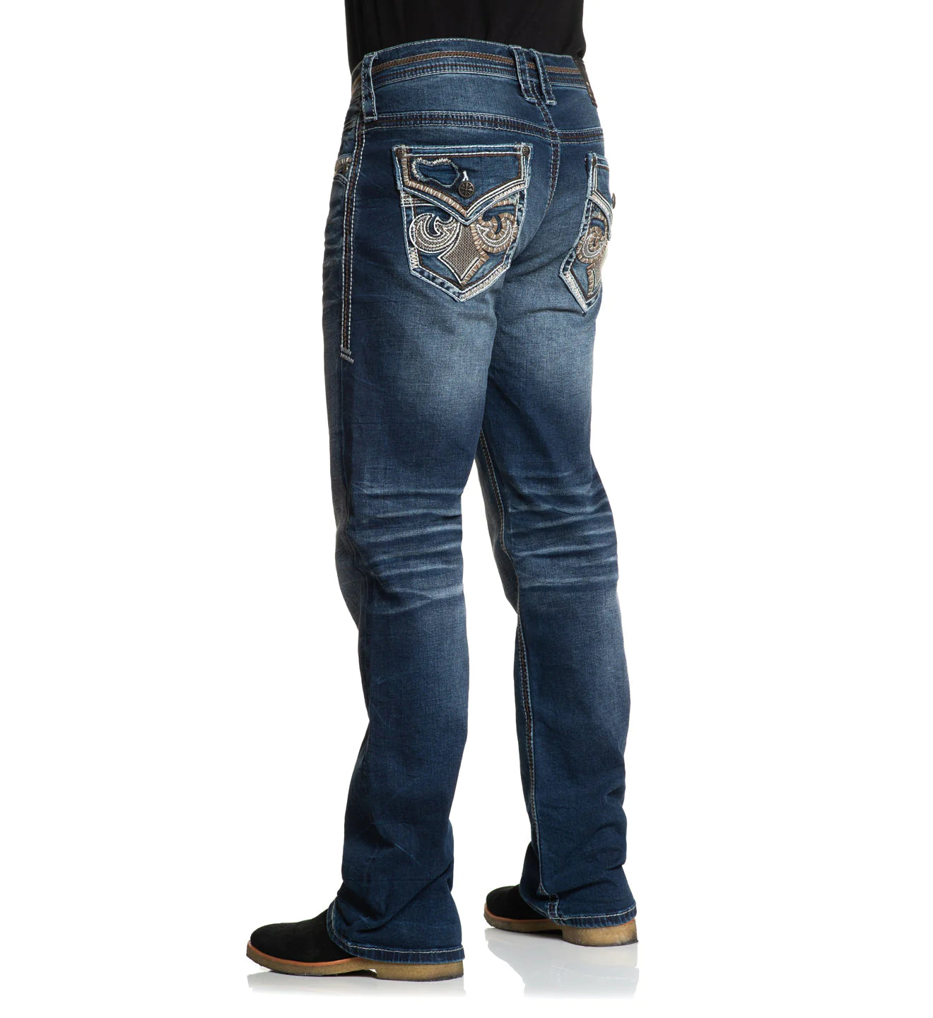 AFFLICTION MENS JEAN BLACK ENCINITAS