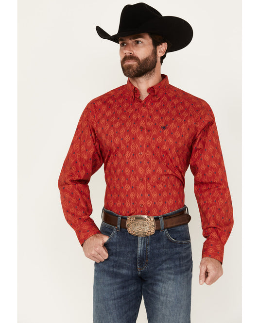 ARIAT MENS LS SHIRT PARSONS