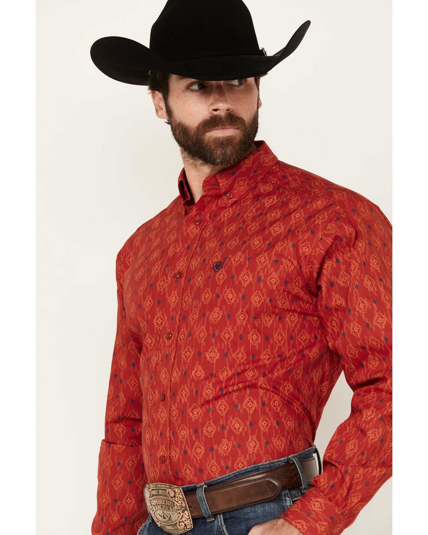 ARIAT MENS LS SHIRT PARSONS