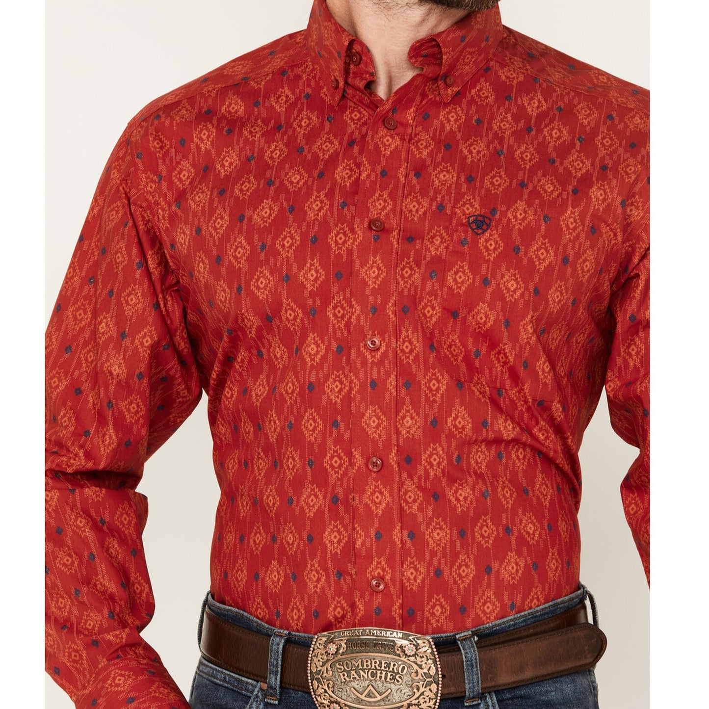 ARIAT MENS LS SHIRT PARSONS