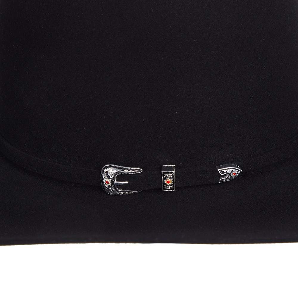 AMERICAN HAT COMPANY BLACK 20X FELT HAT