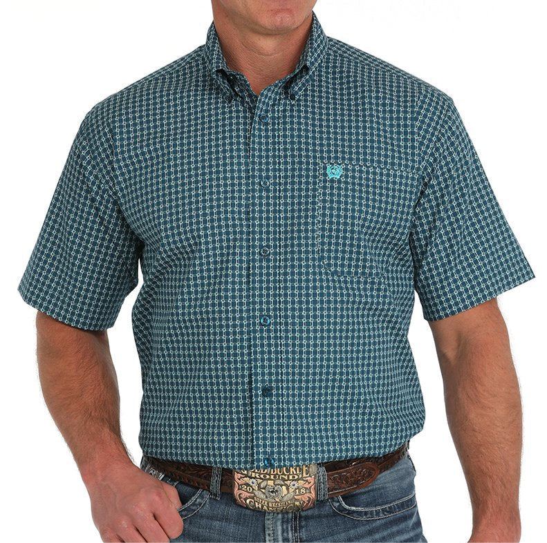 CINCH MNS SS SHRT GEO PRNT