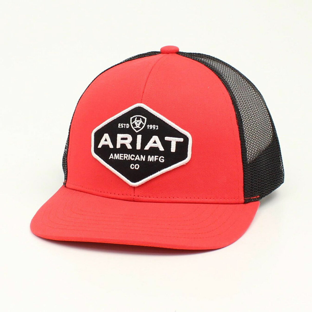 ARIAT MENS PATCH CAP RED