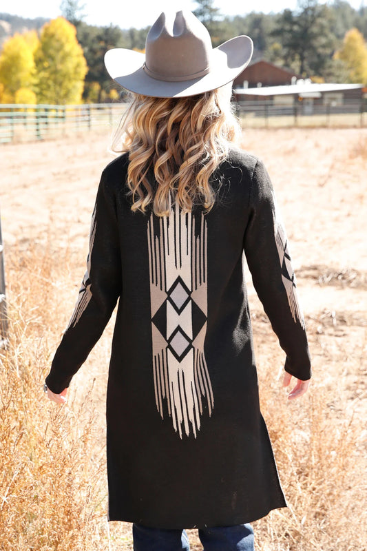 CINCH WOMENS DUSTER BLK