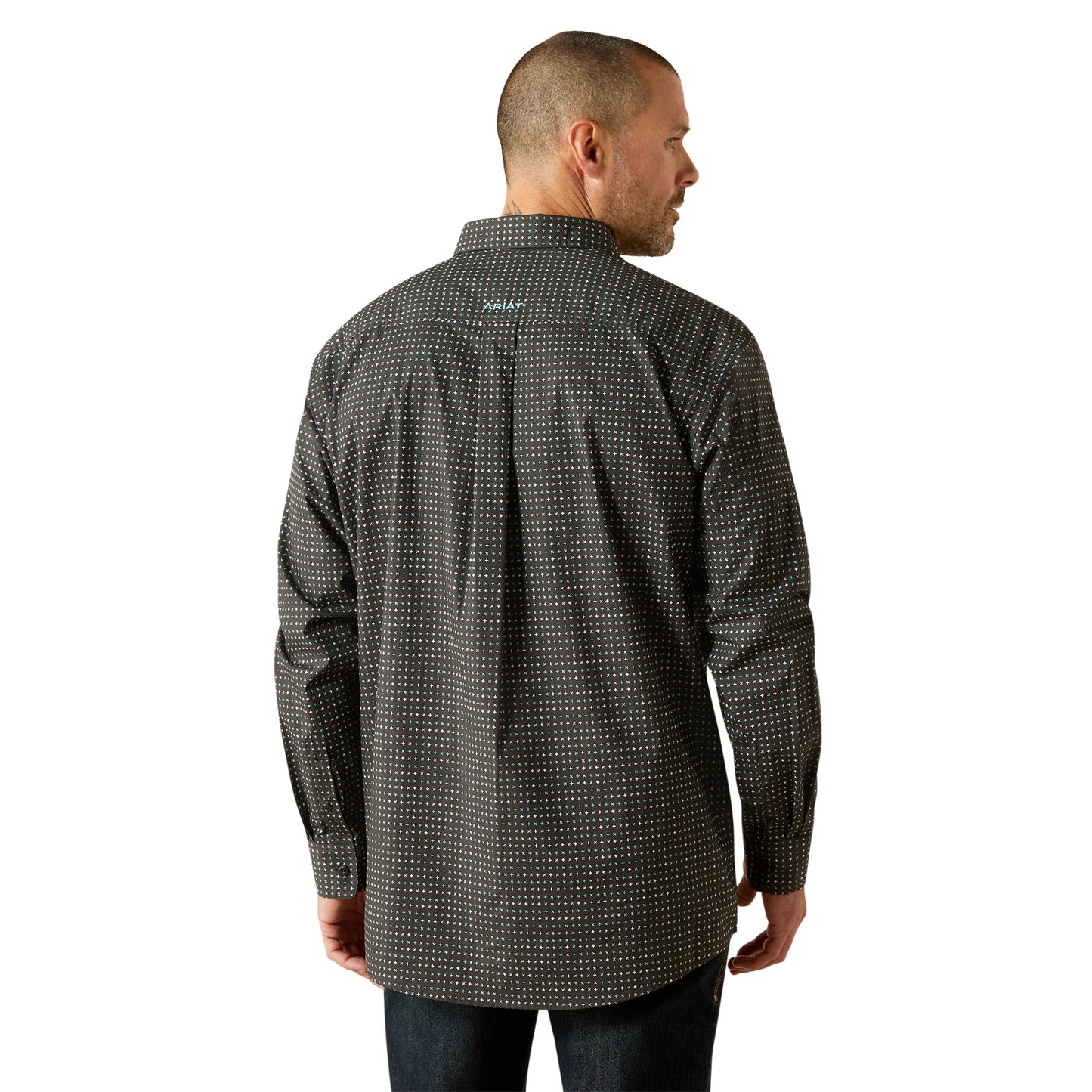 ARIAT MNS LS SHRT PRNT