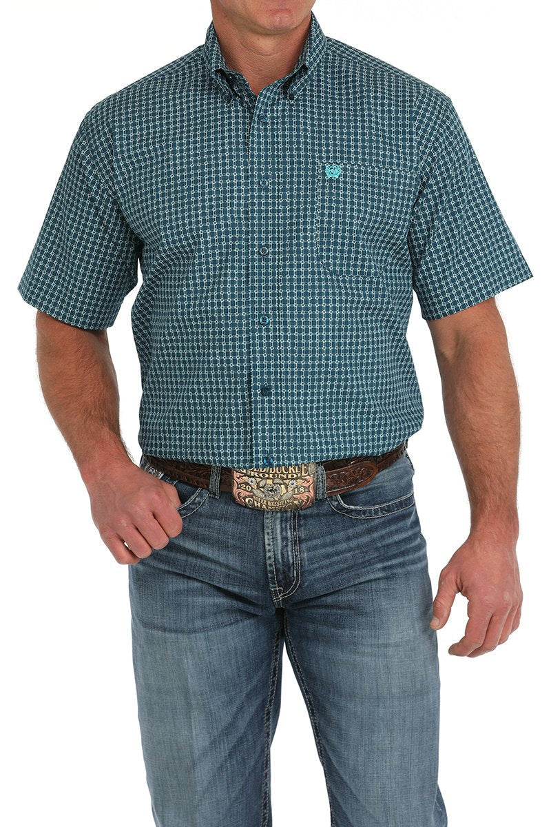 CINCH MNS SS SHRT GEO PRNT