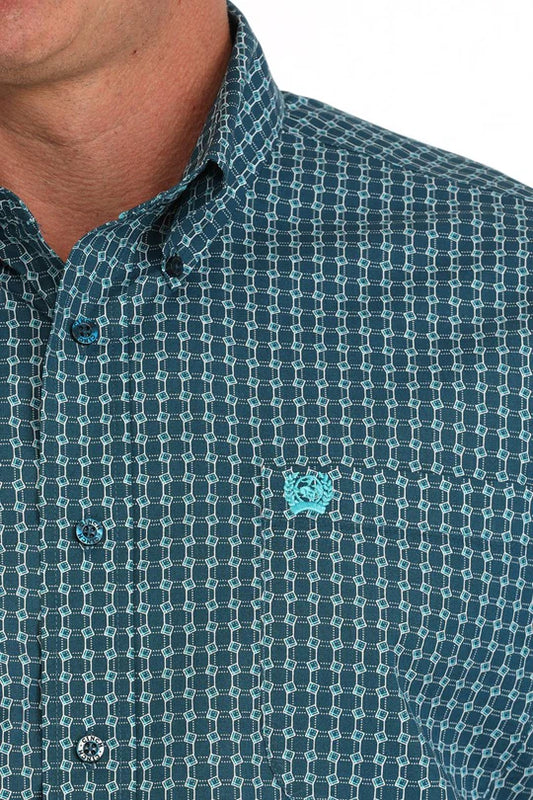 CINCH MNS SS SHRT GEO PRNT