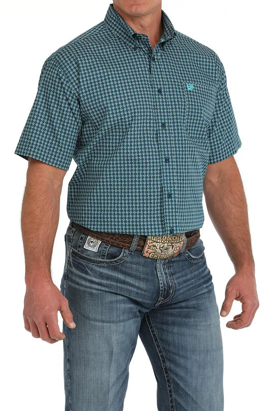 CINCH MNS SS SHRT GEO PRNT