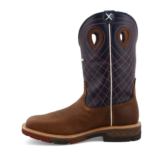 TWISTED X ALLOY TOE WORK BOOT BRN
