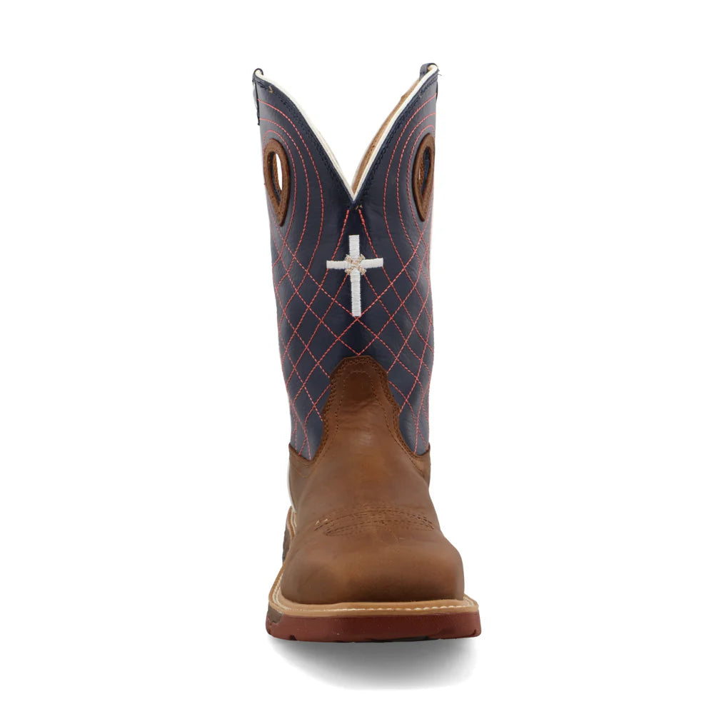 TWISTED X ALLOY TOE WORK BOOT BRN