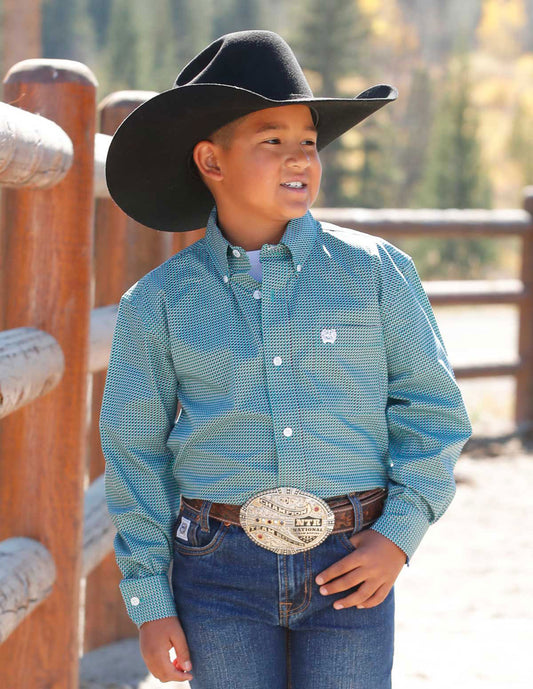 CINCH BYS LS SHRT PRNT