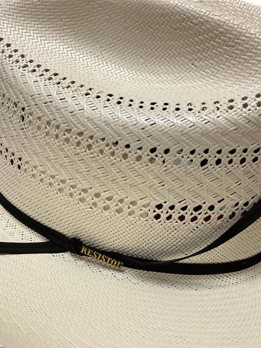 RESISTOL CHASE STRAW HAT 4 1/4