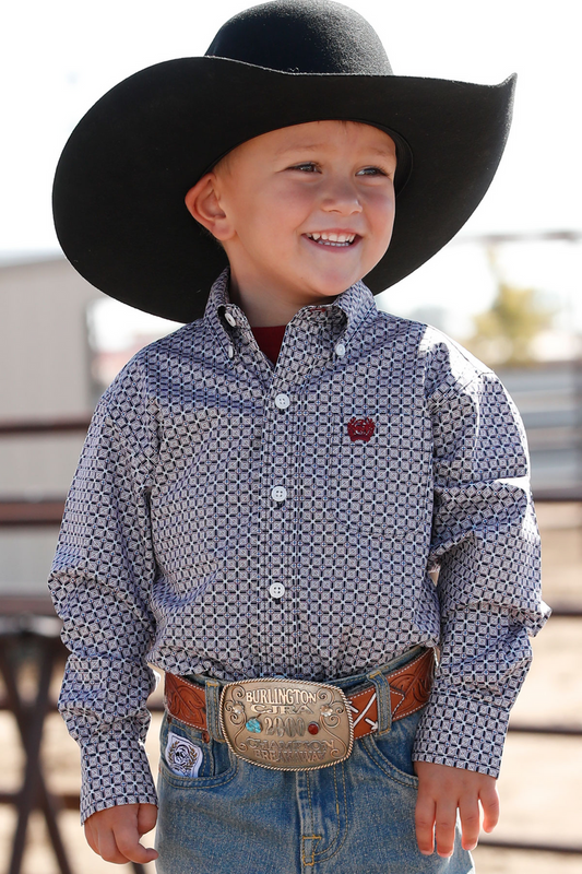 CINCH TODDLER LS SHIRT PRINT