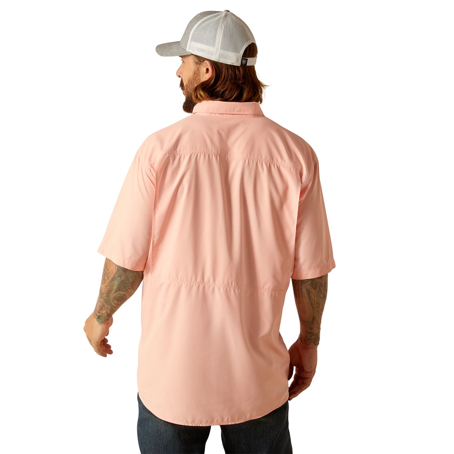 ARIAT MNS VENTEK SS SHRT BLUSH