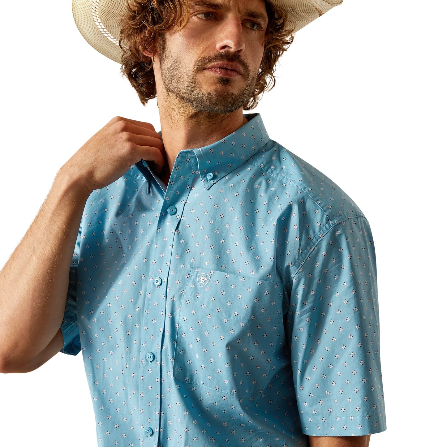 ARIAT MNS SS SHRT PRNT