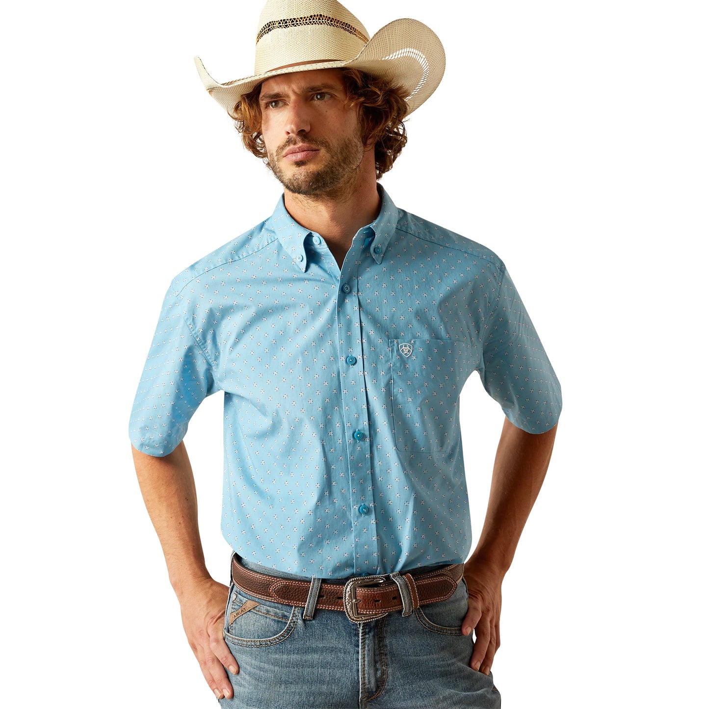 ARIAT MNS SS SHRT PRNT