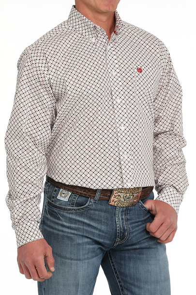 CINCH MNS LS SHRT PRNT