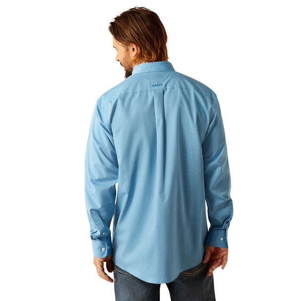 ARIAT LONGSLEEVE WF SHIRT SLD BLUE