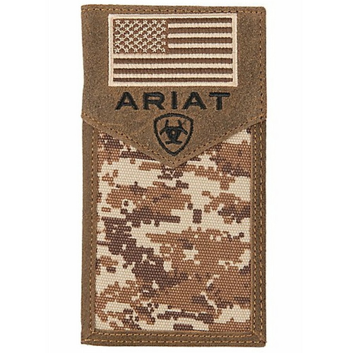 WALLET ARIAT FLAG CAMO