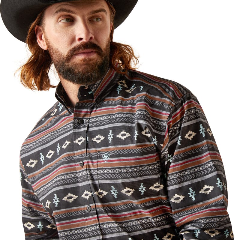 ARIAT MNS LS SHRT NOLAND