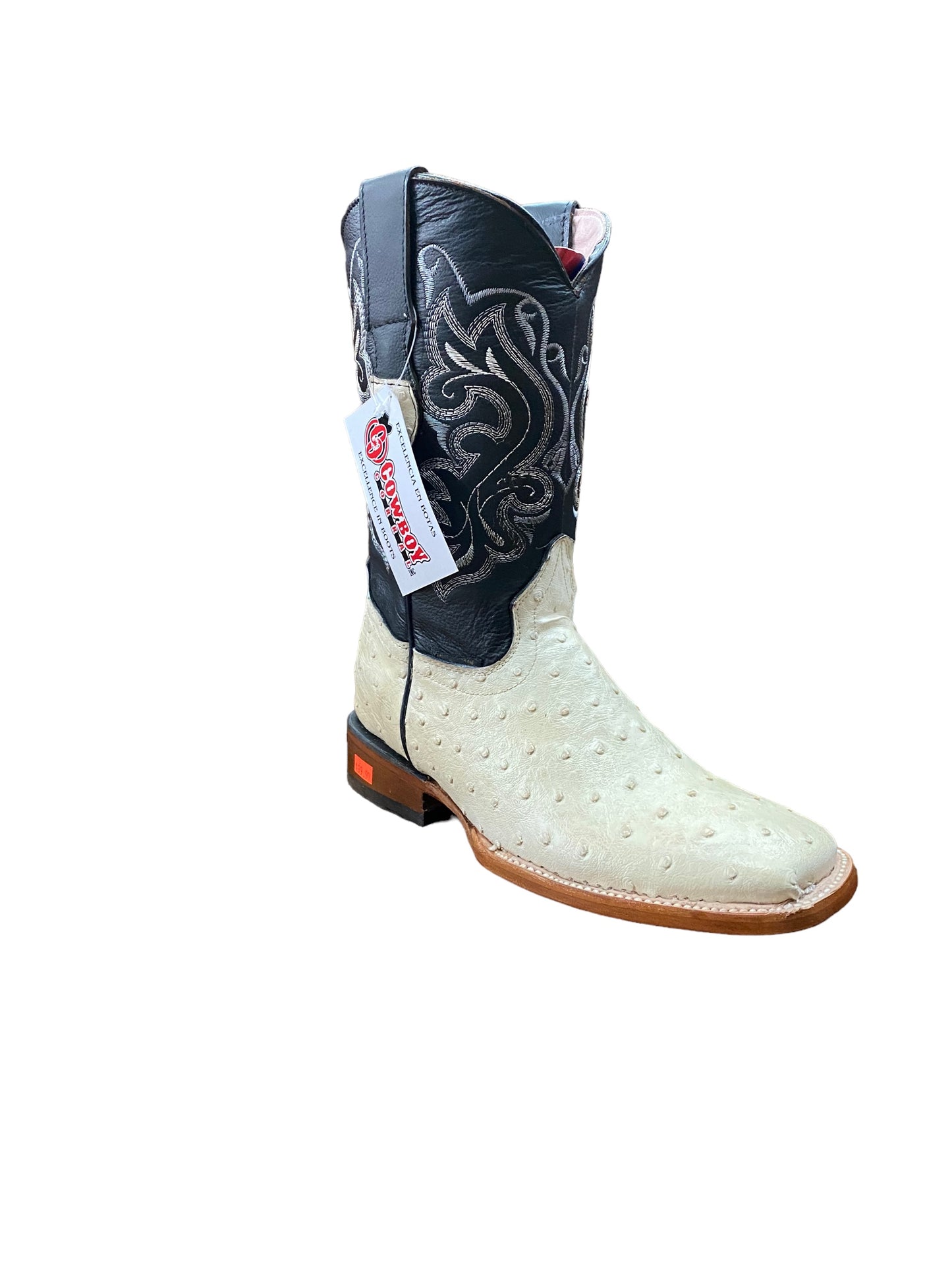 COWBOY CORRAL OSTRICH PRINT BONE
