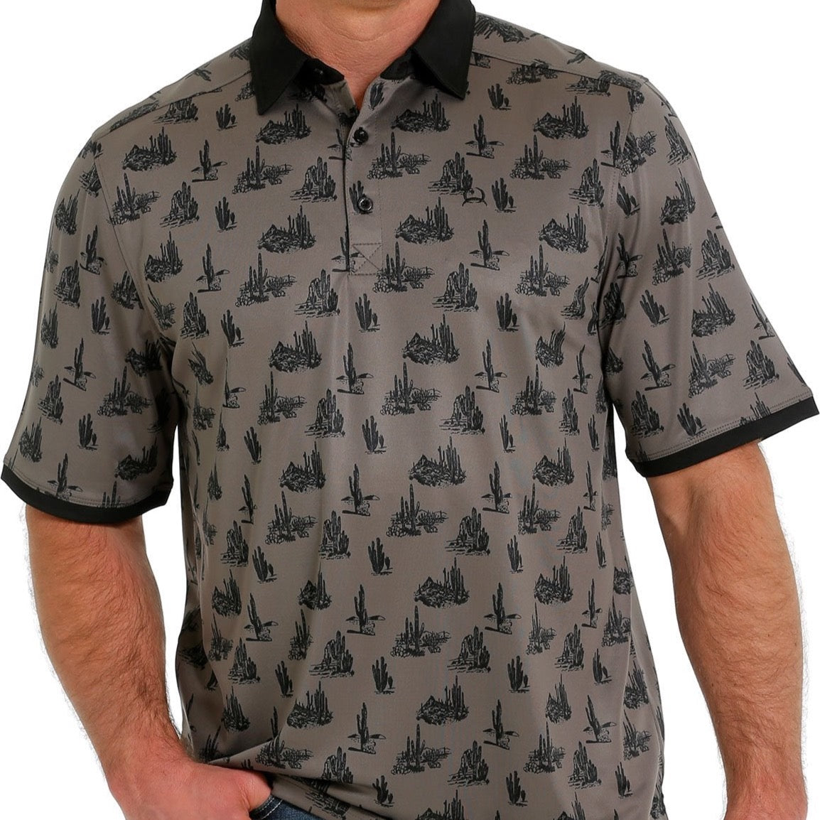 CINCH MNS ARENAFLEX POLO GREY