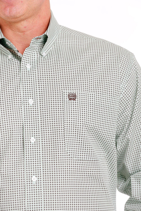 CINCH MENS MINT GREEN SHIRT