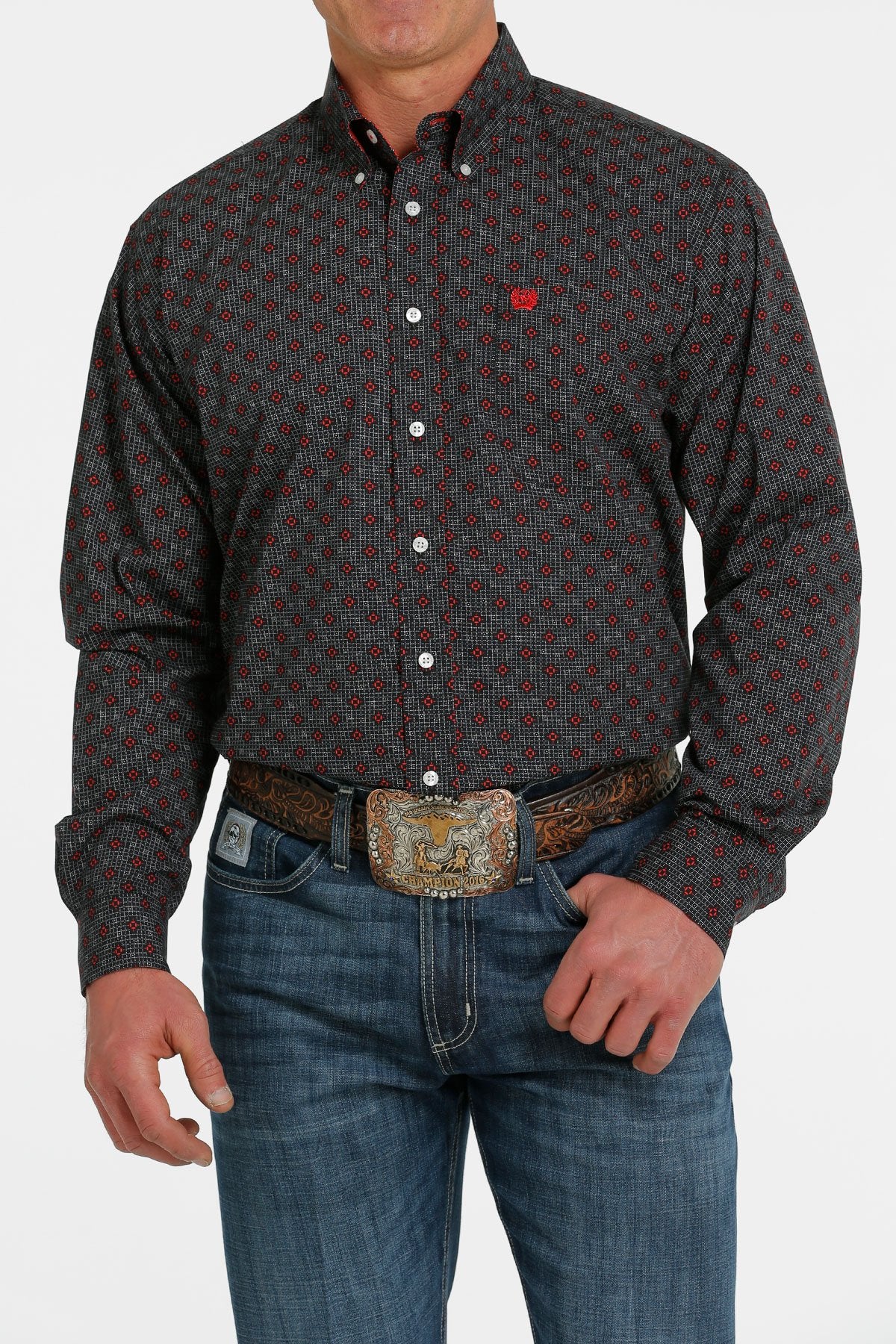 CINCH MENS BLACK LONGSLEEVE