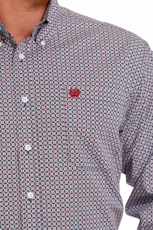 CINCH MENS LS SHIRT PRINT