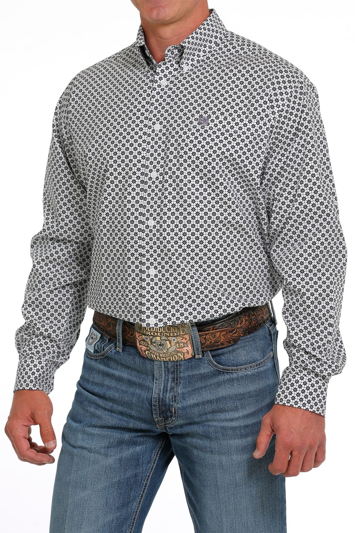 CINCH MENS LS SHIRT PRINT