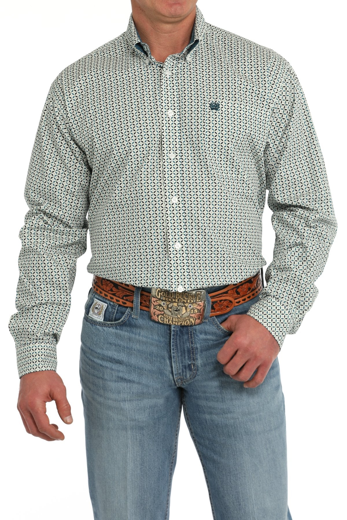 CINCH MENS LS SHIRT PRINT
