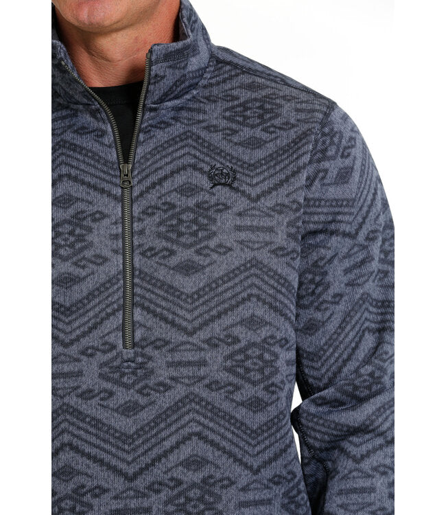 CINCH MENS HALF ZIP SWEATER